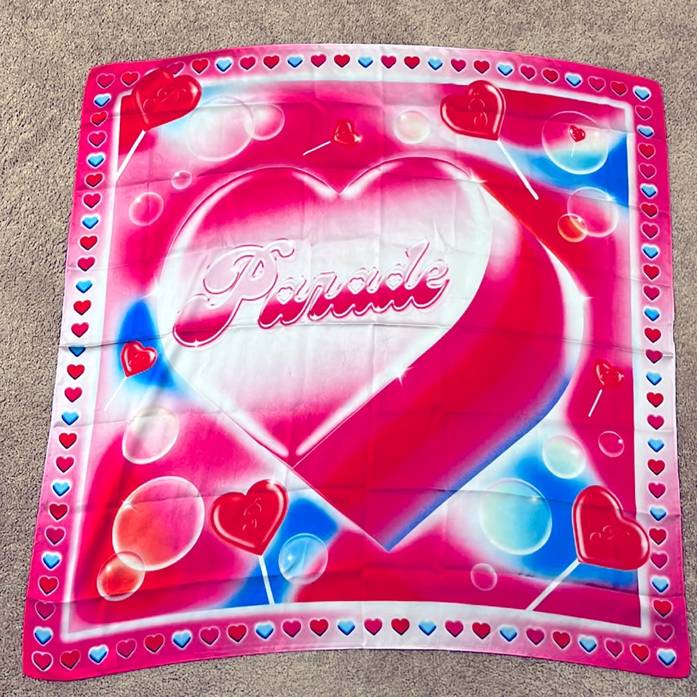 Parade @Parade Underwear Limited Edition Lolita Lollipop Hearts Head Wrap Scarf
